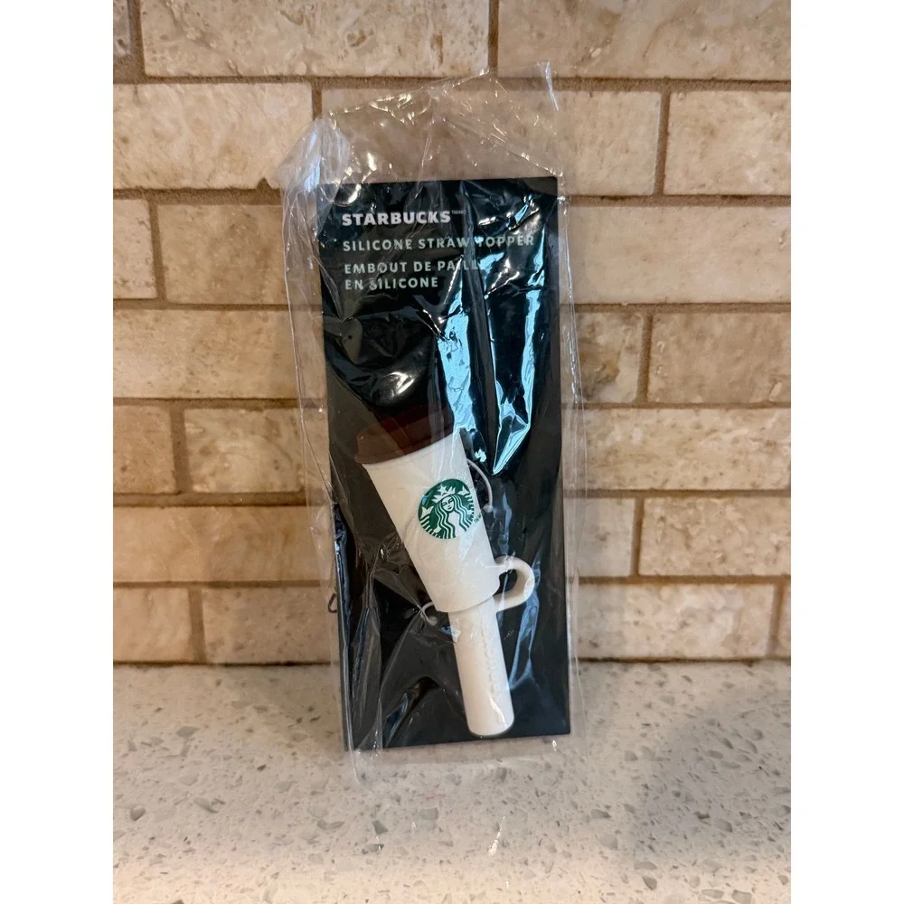 Disney X Starbucks 2026 Mickey Silicone Straw Topper Park Days & Lattes